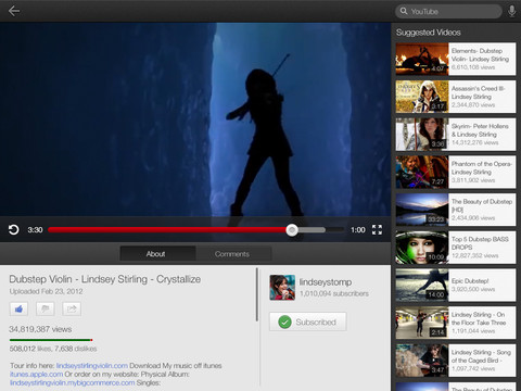 Youtube para iOS ahora con soporte para Airplay, iPhone 5 y iPad