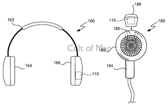patente audífonos Apple