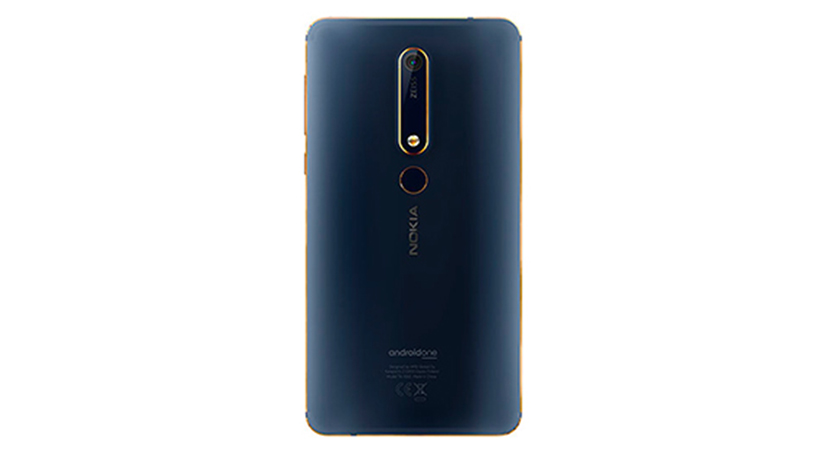 Nokia 6.1 posterior