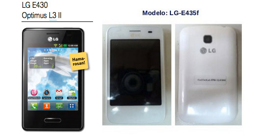 Se filtran el LG Optimus L3 II, L5 II y L7 II - Celular Actual México