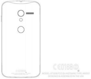 Motorola X Phone XT1058 FCC dibujo