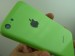 iPhone 5C color verde brillante Green de lado