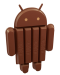 Android KitKat chocolate Logo Mascota oficial