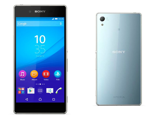 Sony Xperia Z4 atrás y delante