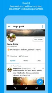 Twitter Lite en Google Play Store de México