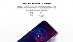 UMIDIGI Z2 Pro lanzamiento - Procesador Helio P60, 6 GB en RAM y 128 GB en ROM.