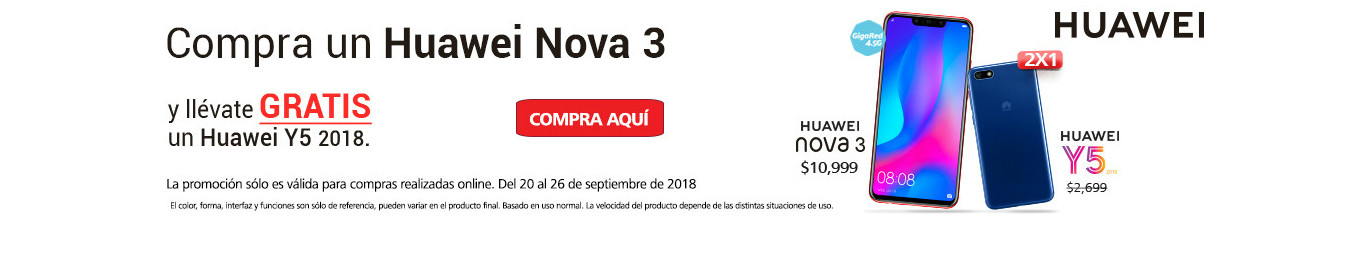 Huawei Nova 3 + Y5 2018