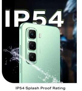 Infinix Hot 50 5G resistencia IP54