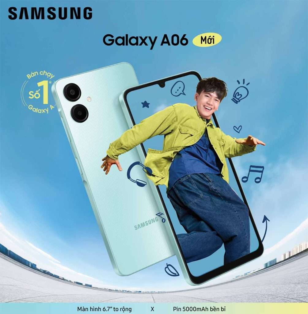 Samsung Galaxy A06 diseño