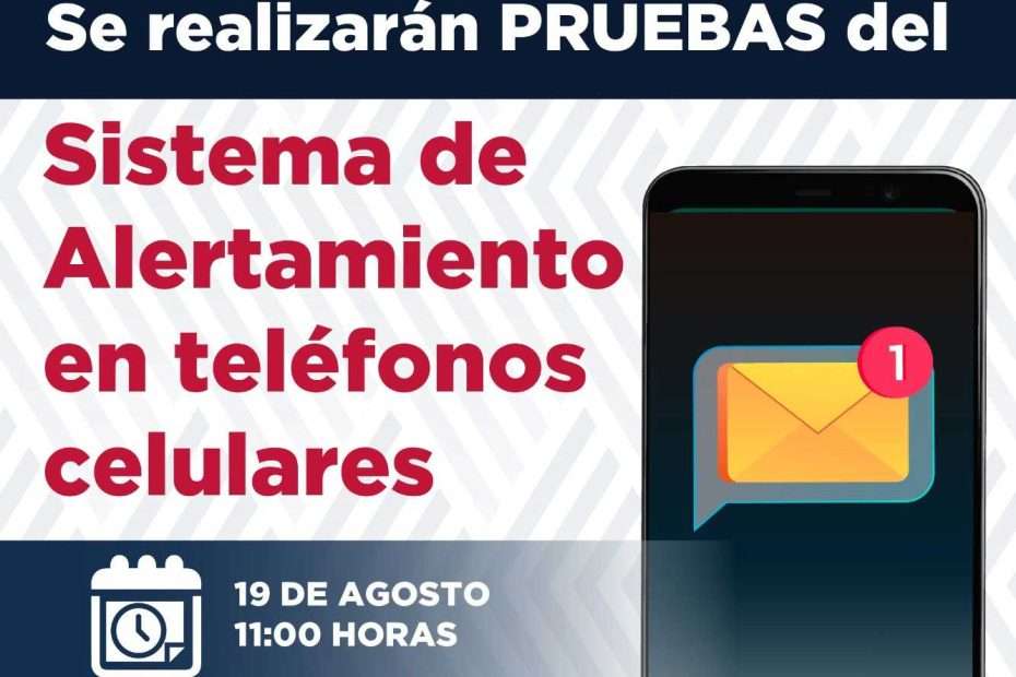 Alerta sísmica por SMS en CDMX, Estado de México, Morelos, etc